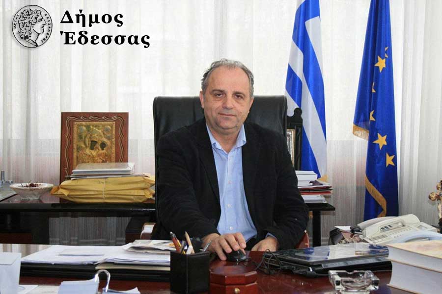 Χριστουγεννιάτικο Μήνυμα του Δημάρχου Έδεσσας