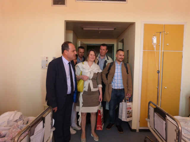 Ο Δήμαρχος Πέλλας επισκέφθηκε το Γενικό Νοσοκομείο Γιαννιτσών